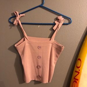 Pink tank top